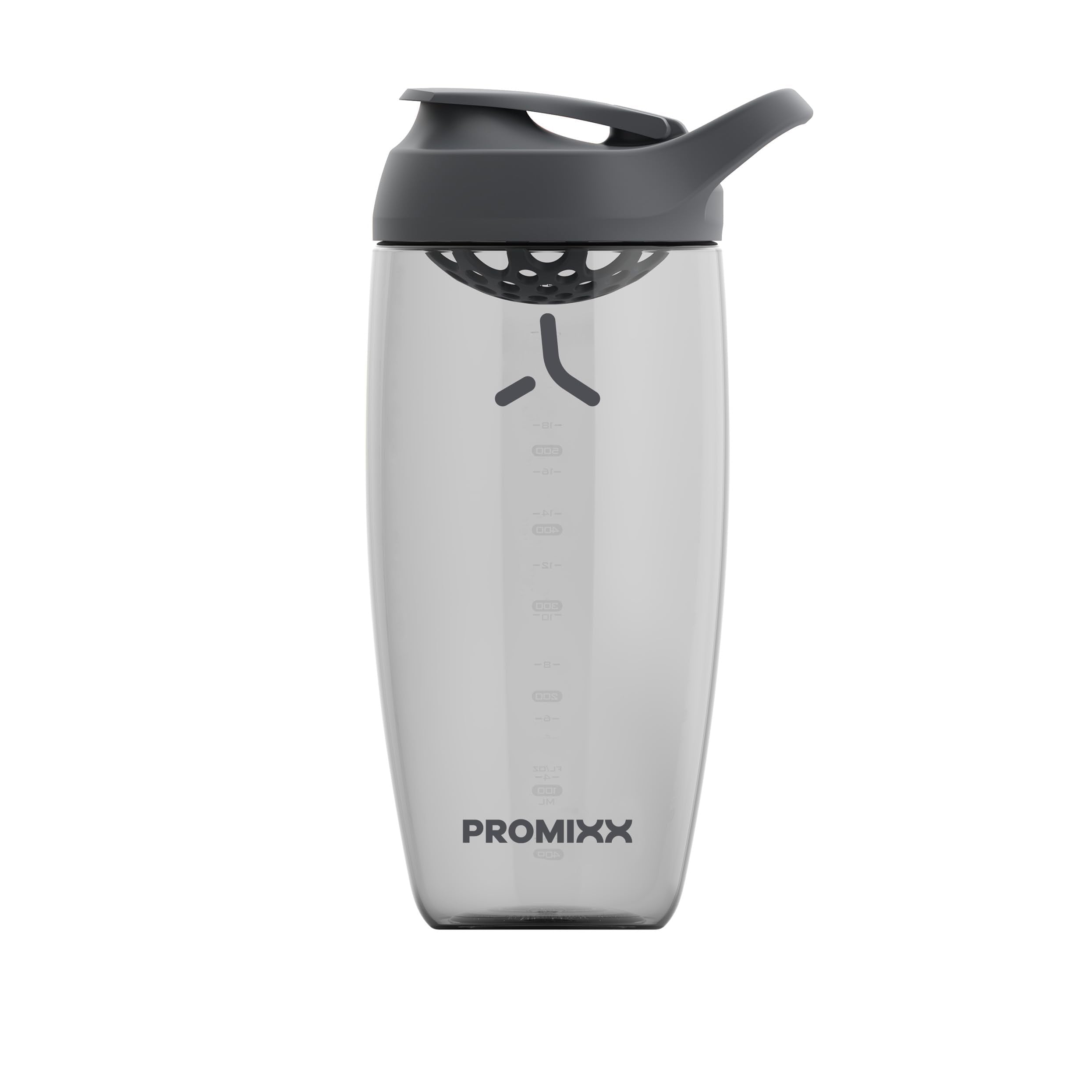 Promixx Pursuit Protein Shaker Bottle (24 oz) – Silent No-Ball Mixer, Leak-Proof Lid, BPA/BPS & Phthalate-Free ECOZEN – Easy-Clean Shaker Cup for Protein Shakes, Pre & Post-Workout Smoothies
