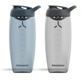 Promixx Pursuit Protein Shaker Bottle (24 oz) – Silent No-Ball Mixer, Leak-Proof Lid, BPA/BPS & Phthalate-Free ECOZEN – Easy-Clean Shaker Cup for Protein Shakes, Pre & Post-Workout Smoothies
